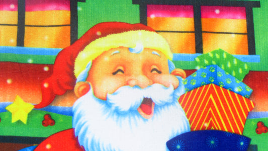 Ściereczka Kuchenna Świąteczna – Radosny Mikołaj i Zimowe Miasteczko