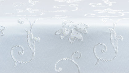 Obrus Biały Ekskluzywny – Satynowy Połysk i Szeroka Koronka